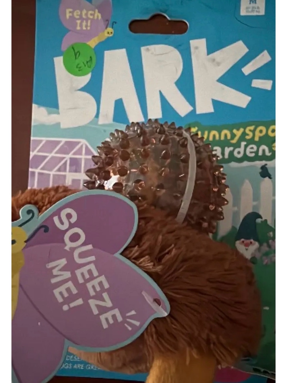 Bark Sunny Spot Garden Hedgehog Dog Toy - Spike The Ball Hog
